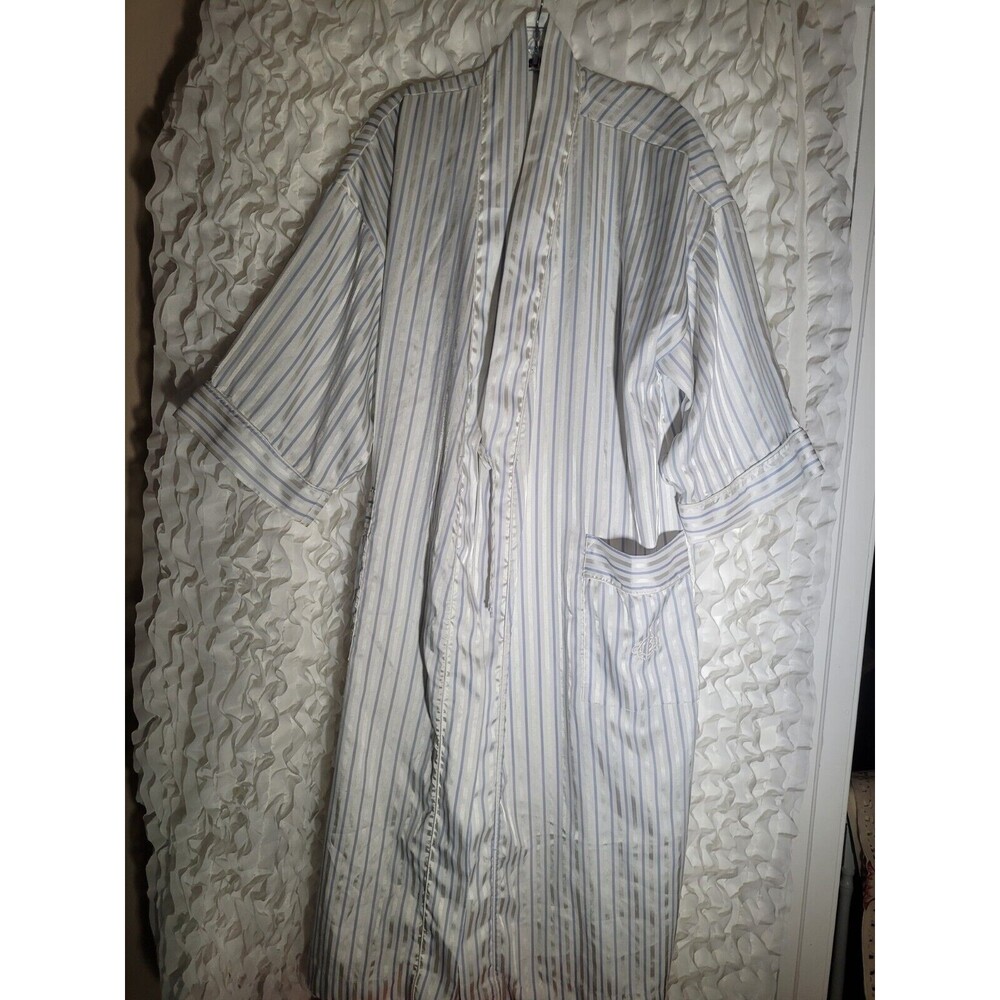 💥 Rare Christian Dior Vintage Lingerie Satin Maxi Robe  Size S D3